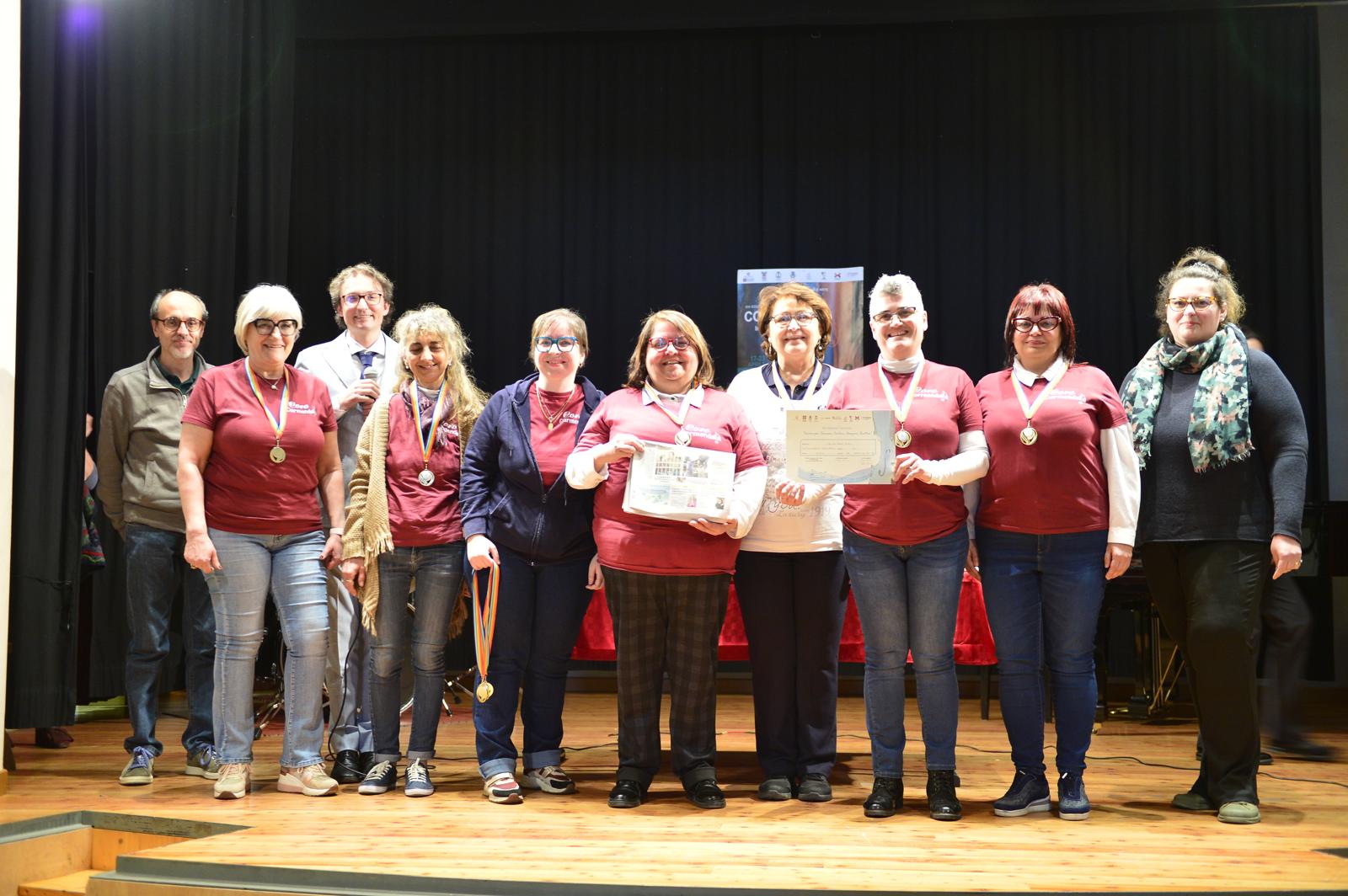 Veronica Fasanelli con i cittadini